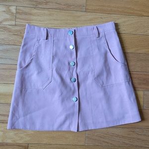 Light Pink High Waisted Skirt